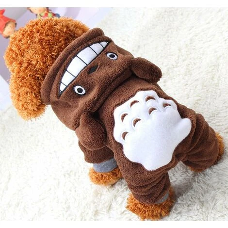 SOEKAVIA Cucciolo Di Cane Vestiti Per Animali Felpa Camicia Calda Cappotto Autunnale Cappotto Per Cani Vestiti Di Moda Tuta, Marrone, L. 3 SOEKAVIA Cucciolo Di Cane Vestiti Per Animali Felpa Camicia Calda Cappotto Autunnale Cappotto Per Cani Vestiti Di Moda Tuta, Marrone, L.