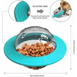 SOEKAVIA Cibo Per Cani Giocattoli Per L'alimentazione Giocattolo Interattivo Per Cani IQ Training Palla Masticabile Per Cani Di Taglia Piccola E Media Gatti (blu) -Cibi per cani in Italia 36034433 2