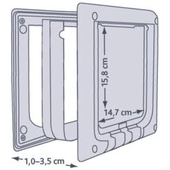 Gattaiola Elettromagnetica 4 Modalità 21,1x24,41cm Bianca 3869 TRIXIE -Cibi per cani in Italia 3621905 4