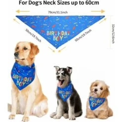 SOEKAVIA Bandana Per Cani Per Compleanno, Sciarpe Regolabili Per Cani E Gatti Sciarpe Triangolari Per Animali Domestici Bavaglini Piccoli, Medi E Grandi (blu) 8 SOEKAVIA Bandana Per Cani Per Compleanno, Sciarpe Regolabili Per Cani E Gatti Sciarpe Triangolari Per Animali Domestici Bavaglini Piccoli, Medi E Grandi (blu) -Cibi per cani in Italia 36224165 2