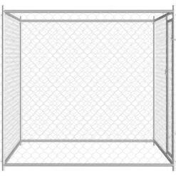 Nova Canile Da Esterno In Acciaio Zincato Senza Tetto Varie Dimensioni Dimensioni : 193 X 193 X 185 Cm -Cibi per cani in Italia 36240107 3