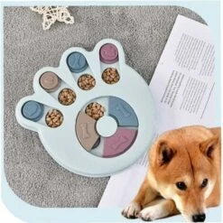 SOEKAVIA Mangiatoia Per Giocattoli Puzzle Per Cani, Giocattolo Interattivo Per Cani Di Lunga Durata, Giochi Per Il Cervello Canino, Forniture Per Animali Con IQ Migliorato (blu, Artiglio) -Cibi per cani in Italia 36247840 2