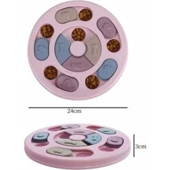 SOEKAVIA Puzzle Per Cani, Giocattolo Distributore Di Cibo Per Cani, Giocattolo Interattivo Per Cani Di Lunga Durata, Giocattolo Per L'addestramento Del QI Canino, Miglioramento Del QI (rosa) -Cibi per cani in Italia 36248703 5