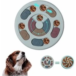 SOEKAVIA Giocattoli Puzzle Per Cani Alimentatore Puzzle Lento Con Alimentatore Puzzle Antiscivolo Per Cani Giochi Puzzle Lenti Per Migliorare Il QI Del Cucciolo (blu) -Cibi per cani in Italia 36248704 4