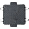 PawHut Telo Coprisedile Per Auto Effetto Velluto Con Fondo Antiscivolo E Cinghie Di Fissaggio, 160x145cm, Grigio -Cibi per cani in Italia 36286545 1