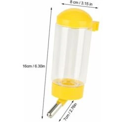 SOEKAVIA Mangiatoia Automatica Per Gatti Cane Da Appendere Bottiglia D'acqua Per Animali Domestici Ugello A Sfera Per Bottiglia D'acqua Per Animali Domestici Automatico A Prova Di Perdite (giallo) 11 SOEKAVIA Mangiatoia Automatica Per Gatti Cane Da Appendere Bottiglia D'acqua Per Animali Domestici Ugello A Sfera Per Bottiglia D'acqua Per Animali Domestici Automatico A Prova Di Perdite (giallo) -Cibi per cani in Italia 36373808 5