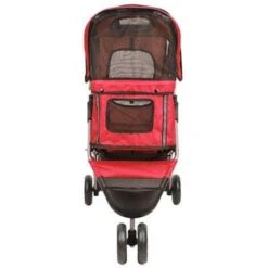 Bc-elec - 5663-0015Ared Passeggino Per Animali Con 3 Ruote, Colore Rosso -Cibi per cani in Italia 3703252 5