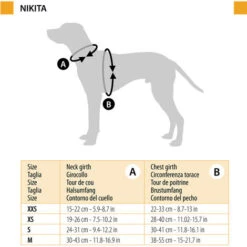 Ferplast NIKITA P Pettorina Per Cani In Nylon Traspirante Con Cuciture Riflettenti. Varie Misure E Colori.. Variante XXS - Misure: A: 15-22 Cm B: 22-33 Cm 10 Mm - Rosso -Cibi per cani in Italia 38108841 3