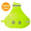Gilet Copripetto Catarifrangente Per Cani Animali Piccola Taglia 23x20 Cm Verde -Cibi per cani in Italia 3873540 1