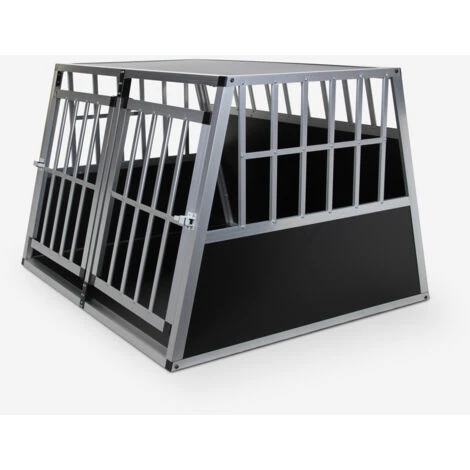 Box Rigido Doppio Per Cani Trasportino Gabbia In Alluminio 104x91x69cm Skaut XL 3 Box Rigido Doppio Per Cani Trasportino Gabbia In Alluminio 104x91x69cm Skaut XL