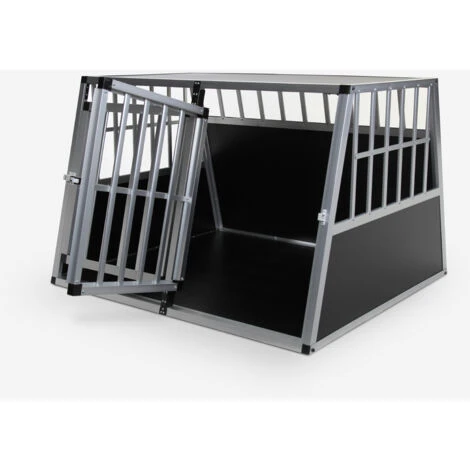 Box Rigido Doppio Per Cani Trasportino Gabbia In Alluminio 104x91x69cm Skaut XL 6 Box Rigido Doppio Per Cani Trasportino Gabbia In Alluminio 104x91x69cm Skaut XL - immagine 4