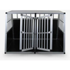 Box Rigido Doppio Per Cani Trasportino Gabbia In Alluminio 104x91x69cm Skaut XL 11 Box Rigido Doppio Per Cani Trasportino Gabbia In Alluminio 104x91x69cm Skaut XL -Cibi per cani in Italia 38891425 5