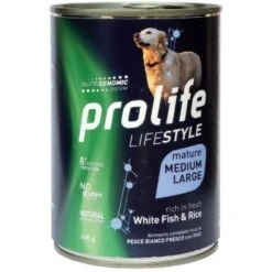 Cane - Life Style Mature Large Con Pesce E Riso 400 Gr Prolife