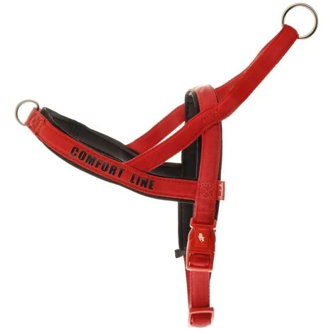 Ferribiella Pettorina Da Trekking In Nylon Ultra Resistente Con Imbottitura Soffice E Scritta Riflettente Linea Comfort Per Cani: 1 X 32-50 Cm - Rosso 3 Ferribiella Pettorina Da Trekking In Nylon Ultra Resistente Con Imbottitura Soffice E Scritta Riflettente Linea Comfort Per Cani: 1 X 32-50 Cm - Rosso