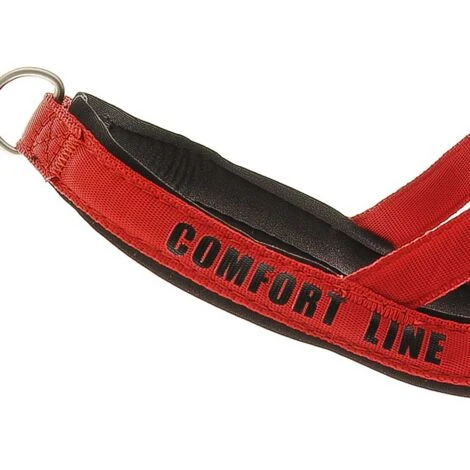 Ferribiella Pettorina Da Trekking In Nylon Ultra Resistente Con Imbottitura Soffice E Scritta Riflettente Linea Comfort Per Cani: 1 X 32-50 Cm - Rosso 4 Ferribiella Pettorina Da Trekking In Nylon Ultra Resistente Con Imbottitura Soffice E Scritta Riflettente Linea Comfort Per Cani: 1 X 32-50 Cm - Rosso - immagine 2