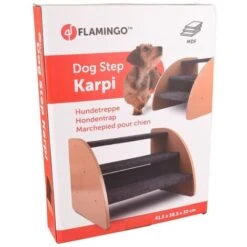 Scalino Per Cani Karpi 41,5x38,5x30 Cm Grigio FLAMINGO -Cibi per cani in Italia 40105137 4