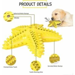 SOEKAVIA Giocattoli Da Masticare Per Cani, Giocattoli Per La Pulizia Dei Denti Dei Cani, Giocattoli Che Cigolano In Gomma Naturale, Giochi D'acqua, Giocattoli Per La Cura Dei Denti Per Cani, Giocattol -Cibi per cani in Italia 44261424 3