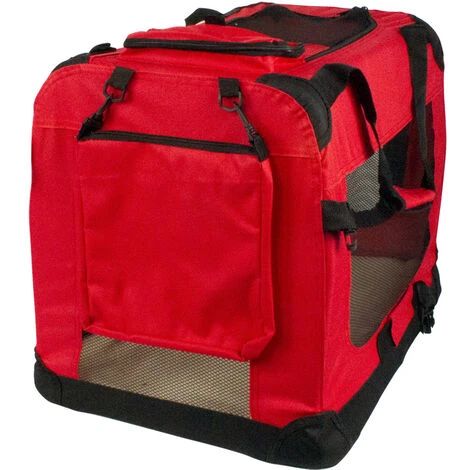 Trasportino Per Animali Varie Taglie Diversi Pesi Supportati Pieghevole Rosso Bal¨ Mobiclinic 4 Trasportino Per Animali Varie Taglie Diversi Pesi Supportati Pieghevole Rosso Bal¨ Mobiclinic - immagine 2