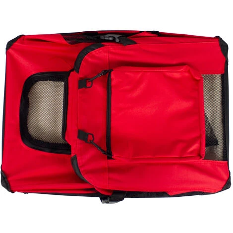 Trasportino Per Animali Varie Taglie Diversi Pesi Supportati Pieghevole Rosso Bal¨ Mobiclinic 7 Trasportino Per Animali Varie Taglie Diversi Pesi Supportati Pieghevole Rosso Bal¨ Mobiclinic - immagine 5
