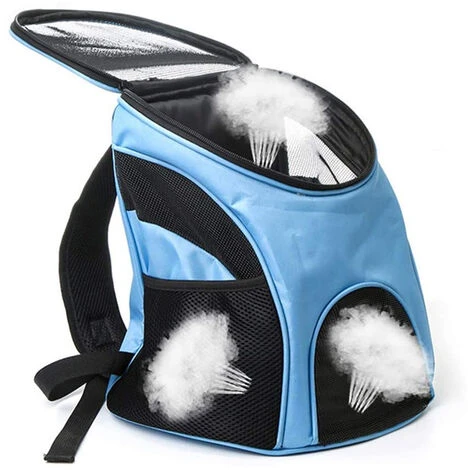 Trasportino Cane Taglia Piccola Zaino Borsa Spalla Traspirante Animali Domestici 4 Trasportino Cane Taglia Piccola Zaino Borsa Spalla Traspirante Animali Domestici - immagine 2