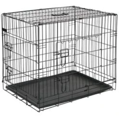 @Pet Gabbia Per Cani In Metallo 50,8x30,5x35,5 Cm Nera 15006 @Pet