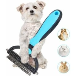 Kueatily Pettine Per La Toelettatura Degli Animali Domestici, Rastrello Per Smacchiare, Pettine Per Cani E Gatti, Per Rimuovere Il Sottopelo Sciolto (blu/a Doppia Faccia) 11 Kueatily Pettine Per La Toelettatura Degli Animali Domestici, Rastrello Per Smacchiare, Pettine Per Cani E Gatti, Per Rimuovere Il Sottopelo Sciolto (blu/a Doppia Faccia) -Cibi per cani in Italia 47436729 5