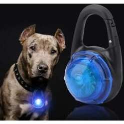 Kueatily Lampada A Sospensione A LED Per Cani Con Clip Di Avvertimento A LED Rimorchio Per Cani Di Sicurezza Lampeggiante Campeggio Escursioni A Piedi (blu) -Cibi per cani in Italia 47439107 3