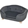 PawHut Cuccia Per Cani Di Taglia Piccola, Divanetto Per Cani Da Interno Con Cuscino Lavabile, 70x47x30cm - Grigio Antracite 2 PawHut Cuccia Per Cani Di Taglia Piccola, Divanetto Per Cani Da Interno Con Cuscino Lavabile, 70x47x30cm - Grigio Antracite -Cibi per cani in Italia 48390946 1
