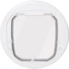 PawHut Gattaiola Con 4 Modalità Di Blocco Per Vetro, Rete E Porte, Φ44x4cm, Bianco -Cibi per cani in Italia 49341352 1