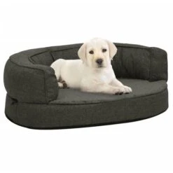 Materasso Ergonomico Per Cani 60x42 Cm Pile Lino Grigio Scuro VidaXL 8 Materasso Ergonomico Per Cani 60x42 Cm Pile Lino Grigio Scuro VidaXL -Cibi per cani in Italia 49468461 2