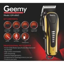 Trade Shop - Tosatrice Professionale Per Cani Animali Domestici Ricaricabile Cordless Gm-6063 -Cibi per cani in Italia 49804983 5