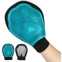 Trade Shop - Guanto Spazzola Cardatore Elimina Peli Corti E Lunghi Massaggiante Per Cane