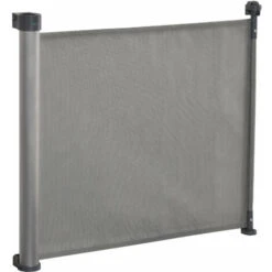 PawHut Barriera Di Sicurezza Per Cani Estensibile Fino 140cm Per Porte E Scale