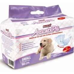 Pannolini Assorbenti Per Cani Confezione Da 12 Pannolini Con Adesivi: Pannolini Small