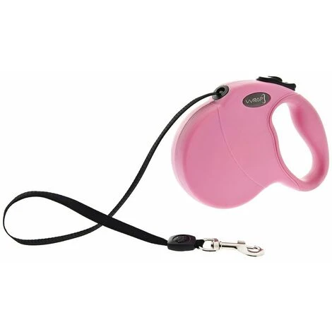 Ferribiella Guinzaglio Retraibile Con Fettuccia Modello Wrap Per Cani: XS - Max 8 Kg - Rosso 5 Ferribiella Guinzaglio Retraibile Con Fettuccia Modello Wrap Per Cani: XS - Max 8 Kg - Rosso - immagine 3