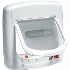 PetSafe Porta Magnetica Staywell Deluxe Per Gatti: Porta Colore Bianco
