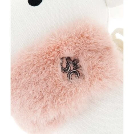 Ferribiella Sciarpa Scaldacollo In Ecopelliccia E Chiusura Con Fiocco In Velluto Modello Cipria Per Cani: Small - Rosa 6 Ferribiella Sciarpa Scaldacollo In Ecopelliccia E Chiusura Con Fiocco In Velluto Modello Cipria Per Cani: Small - Rosa - immagine 4