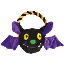Record Peluche Horror Pipistrello Con Corda Per Cani Halloween