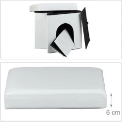 Set 2 Pz Cuccia Per Cani A Sgabello Con Nicchia M Bianco Pouf A Cubo, Ciotola Rialzata Doppia Con Supporto Scodella -Cibi per cani in Italia 51970198 4