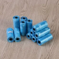 Sacchetti Per Escrementi Di Cane Sacchetti Per Rifiuti Biodegradabili Blu 12 Rotoli (180 Sacchetti In Totale) -Cibi per cani in Italia 52009163 5