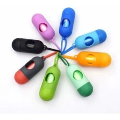 8 Rolls Dog Poop Bag, Dog Poop Bag Sacchetti Biodegradabili Per Rifiuti Di Cani, Sacchetti Impermeabili, Extra Spessi E Per Cani, Facili Da Staccare