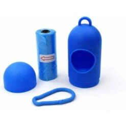 8 Rolls Dog Poop Bag, Dog Poop Bag Sacchetti Biodegradabili Per Rifiuti Di Cani, Sacchetti Impermeabili, Extra Spessi E Per Cani, Facili Da Staccare -Cibi per cani in Italia 52009342 5