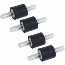 4 Pezzi Supporti Isolatori In Gomma M3 8 X 8 Supporti Isolanti Antivibranti Isolatori Antivibranti In Gomma Doppie Bobine Con Viti