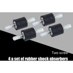 4 Pezzi Supporti Isolatori In Gomma M3 8 X 8 Supporti Isolanti Antivibranti Isolatori Antivibranti In Gomma Doppie Bobine Con Viti -Cibi per cani in Italia 52009345 3