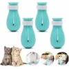 4 Pezzi Stivali Antigraffio Per Gatti, Stivali Antigraffio Per Gatti, Scarpe Da Bagno Antigraffio Per Gatti Stivali Regolabili In Silicone Per Gatti Copri Piedi Per Animali Protezione Per Zampe Di Gat -Cibi per cani in Italia 52009381 1