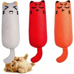Catnip Toys, Interactive Cat Pillow, Simulazione Peluche Cat Toy, Catnip Toys Per Masticare E Pulire I Denti, Adatto A Tutti I Gatti E Gattini