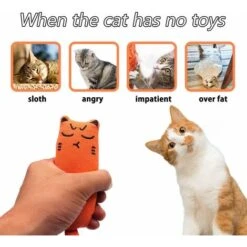 Catnip Toys, Interactive Cat Pillow, Simulazione Peluche Cat Toy, Catnip Toys Per Masticare E Pulire I Denti, Adatto A Tutti I Gatti E Gattini -Cibi per cani in Italia 52009665 5