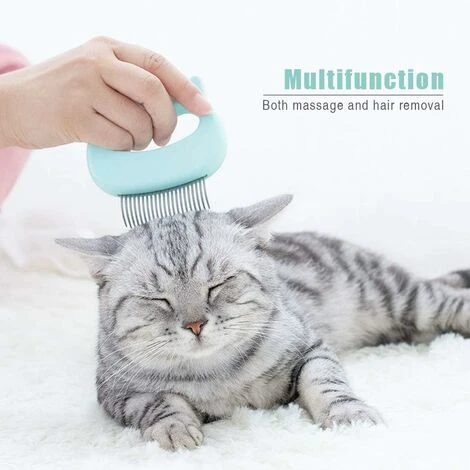Spazzola Per Gatti, Pettine Per Gatti, Pettine Per Massaggi Per Gatti, Spazzola Per Cani, Pettine Per Animali Domestici E Spazzola Per Massaggi Per Capelli Corti E Lunghi (verde) 5 Spazzola Per Gatti, Pettine Per Gatti, Pettine Per Massaggi Per Gatti, Spazzola Per Cani, Pettine Per Animali Domestici E Spazzola Per Massaggi Per Capelli Corti E Lunghi (verde) - immagine 3