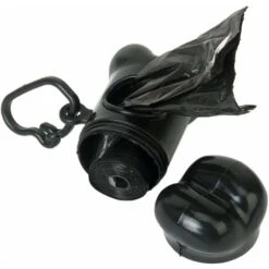 Dispenser Per Raccolta Rifiuti Per Animali Domestici / Cacca A Forma Di Osso + 15 Sacchetti Con Gancio Ad Anello Per Il Trasporto (nero) -Cibi per cani in Italia 52010759 3