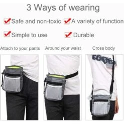 Borsa Per Cani, Borsa Per Addestramento Per Cani, Tracolla Regolabile Portatile Per Marsupio, Con Dispenser Per Sacchetti Di Cacca, Per Trasportare Giocattoli E Dolcetti (nero) 9 Borsa Per Cani, Borsa Per Addestramento Per Cani, Tracolla Regolabile Portatile Per Marsupio, Con Dispenser Per Sacchetti Di Cacca, Per Trasportare Giocattoli E Dolcetti (nero) -Cibi per cani in Italia 52011835 3